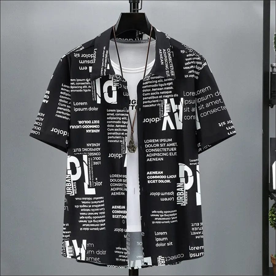 Summer Shirt Men Plus Size 10XL 11XL Stretch Hip Hop