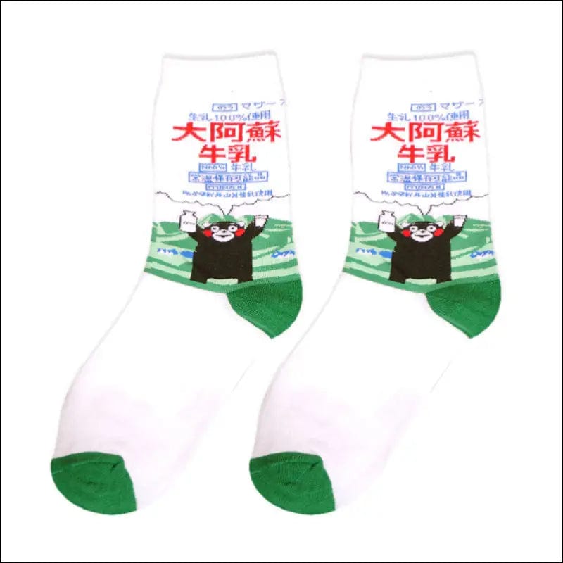 Summer socks cartoon fresh tide rare stockings bags in