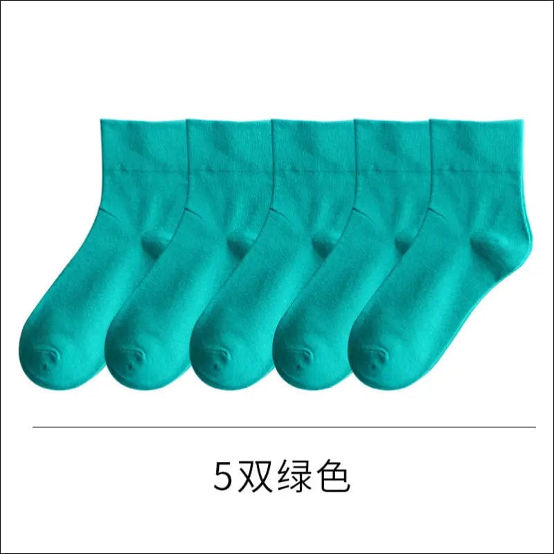 Summer women’s socks car color INS tidal new short tube