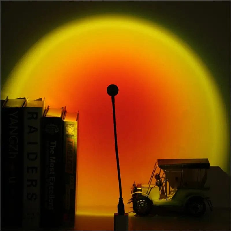 Sunset Lamp USB Rainbow Projector Atmosphere Night Light