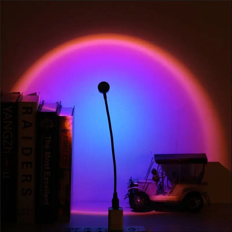 Sunset Lamp USB Rainbow Projector Atmosphere Night Light