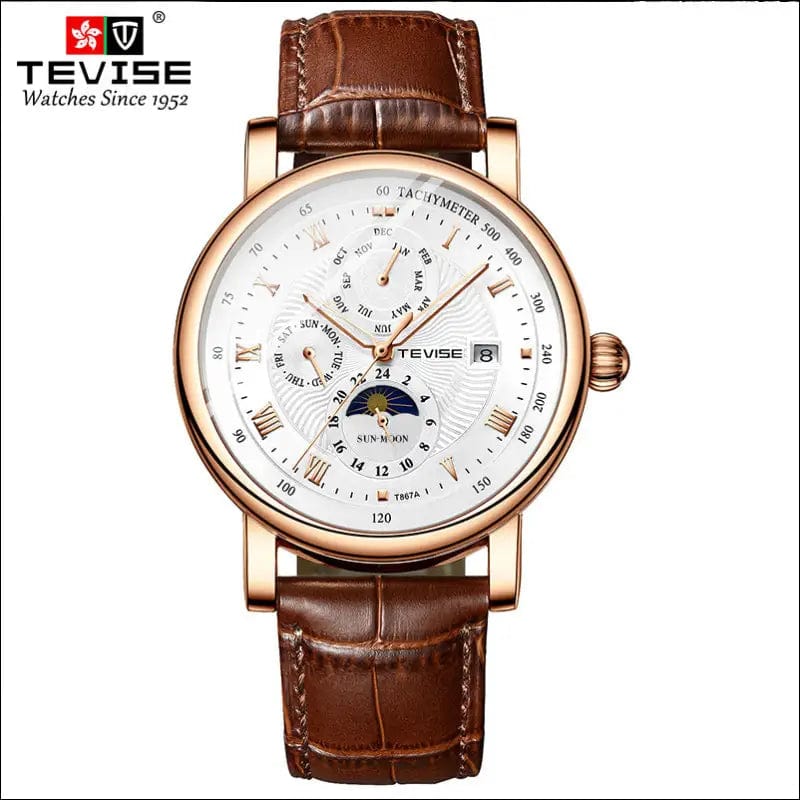 Text mechanical watch luxury high-end waterproof business