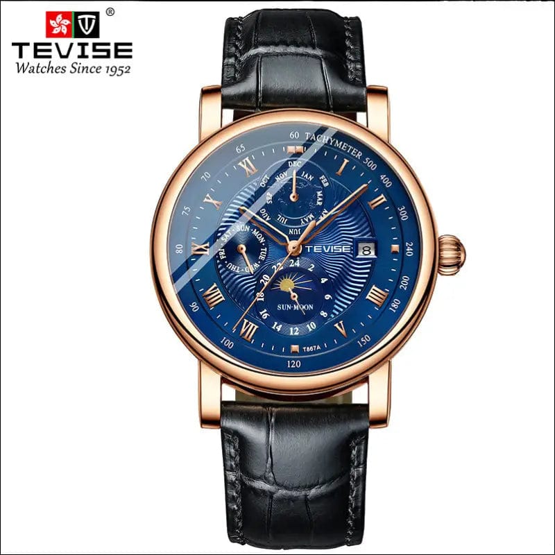 Text mechanical watch luxury high-end waterproof business