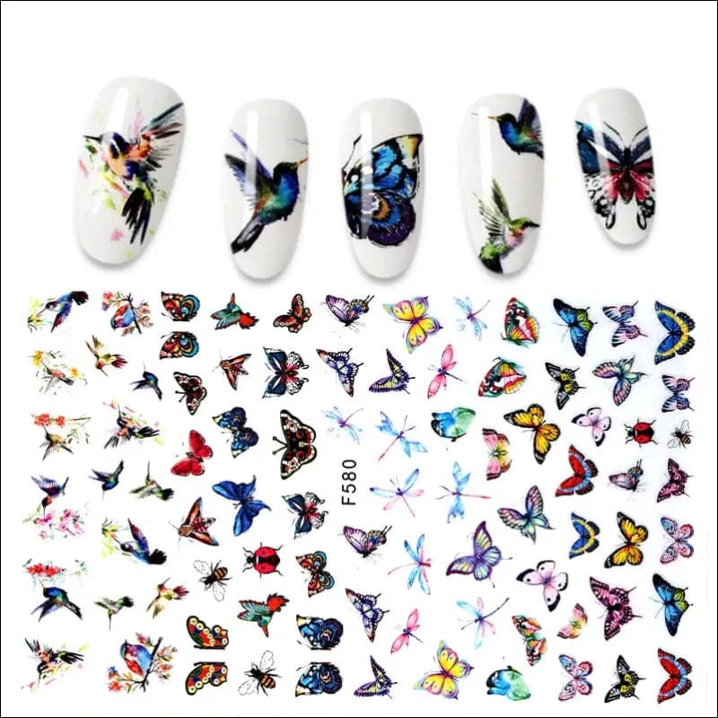 The New 3D Nail Sticker Cool English Letter stickers for