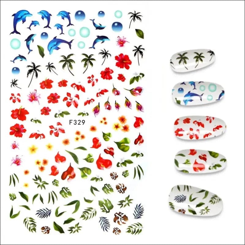 The New 3D Nail Sticker Cool English Letter stickers for