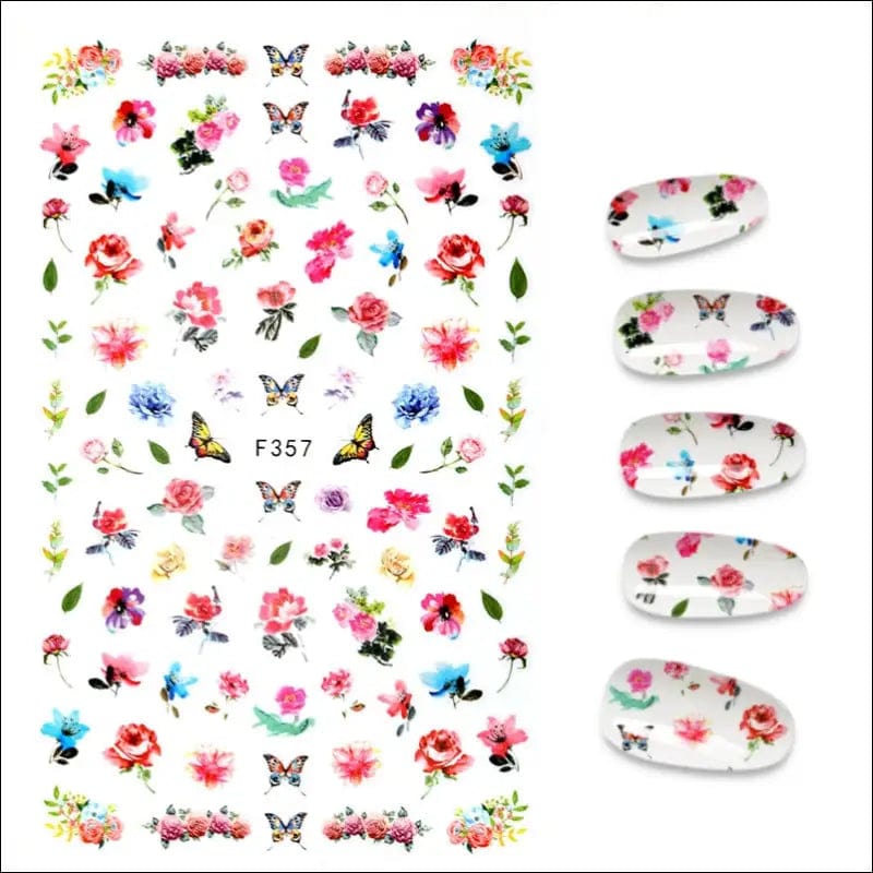 The New 3D Nail Sticker Cool English Letter stickers for