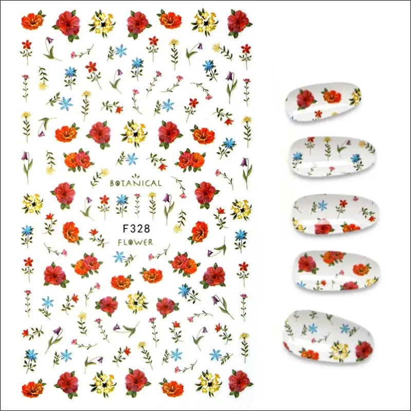 The New 3D Nail Sticker Cool English Letter stickers for