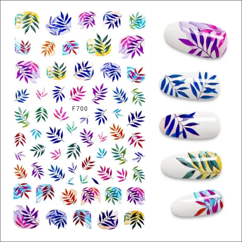 The New 3D Nail Sticker Cool English Letter stickers for