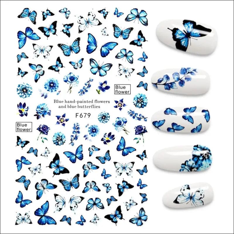 The New 3D Nail Sticker Cool English Letter stickers for