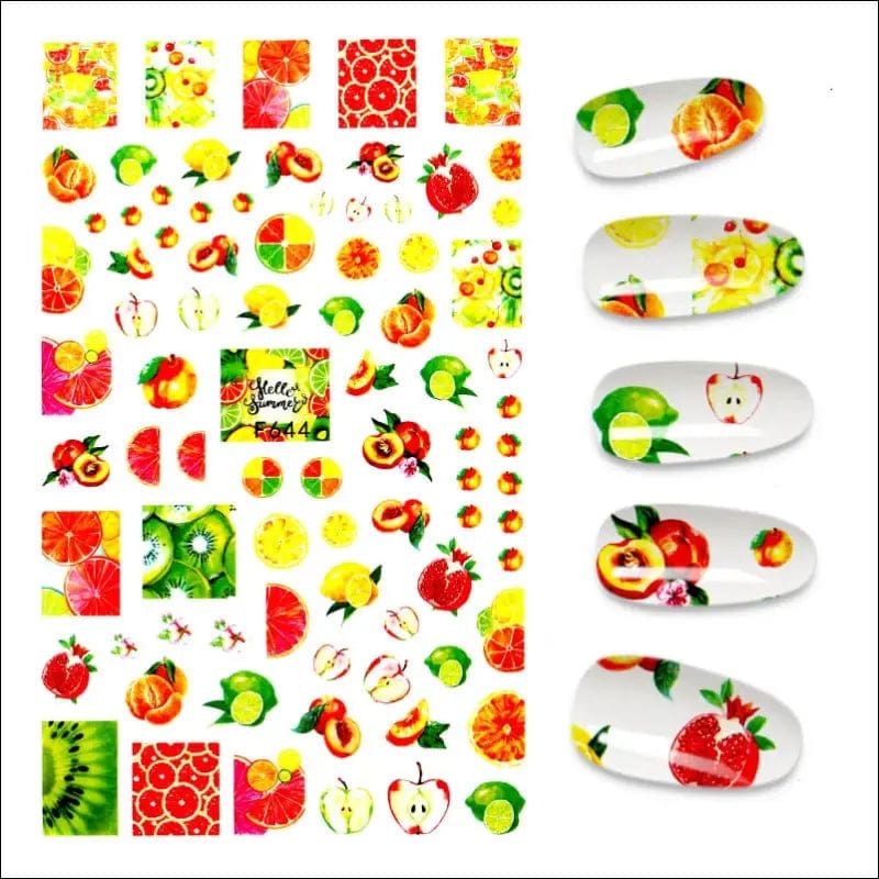 The New 3D Nail Sticker Cool English Letter stickers for