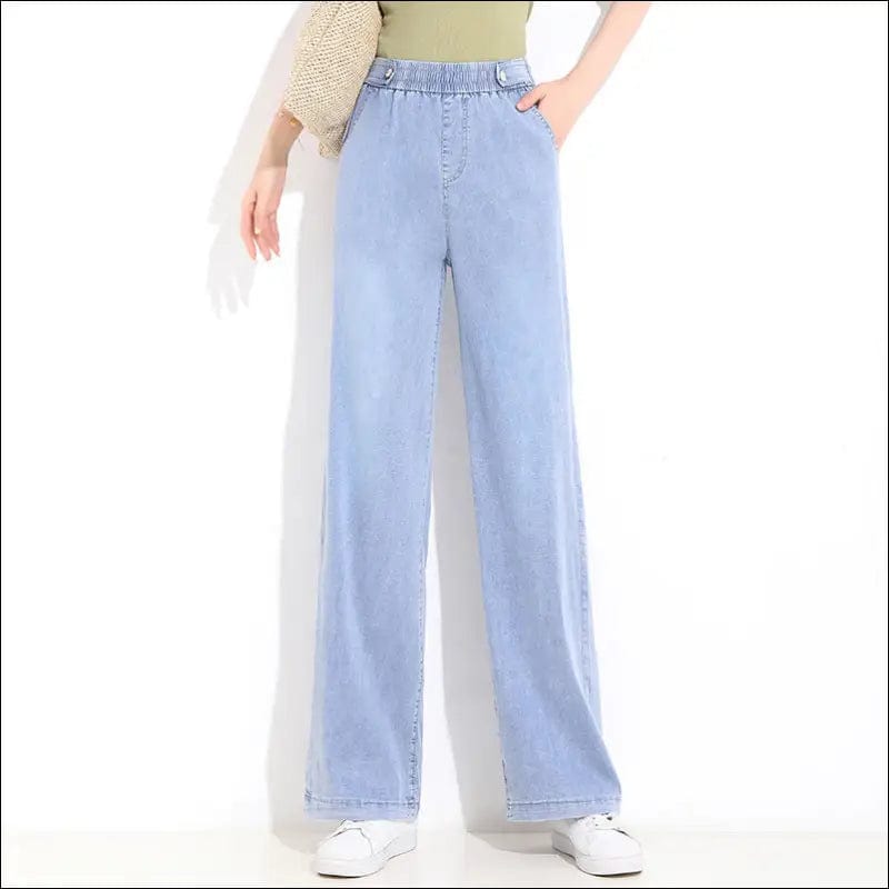 Tianshi wide leg pants female summer 2021 high waist loose