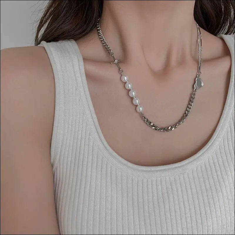 Titanium steel necklace Light luxury design 2021 new female