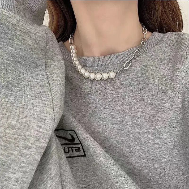 Titanium steel necklace Light luxury design 2021 new female