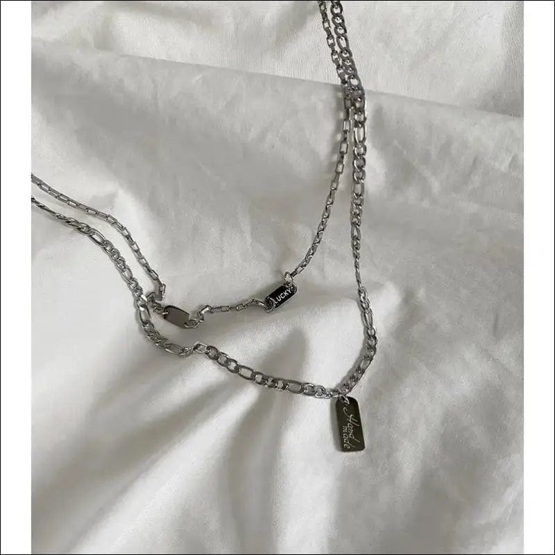 Titanium steel necklace women’s summer design high-grade INS