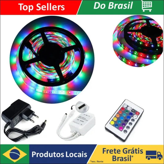 TOPE Led Tape 5m Ultra Rgb 3528 Waterproof + Control +