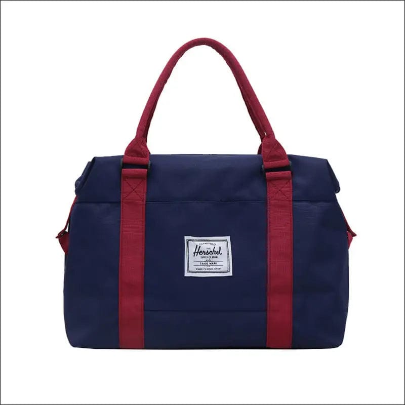 Travel bag female folding storage fitness Oxford cloth row