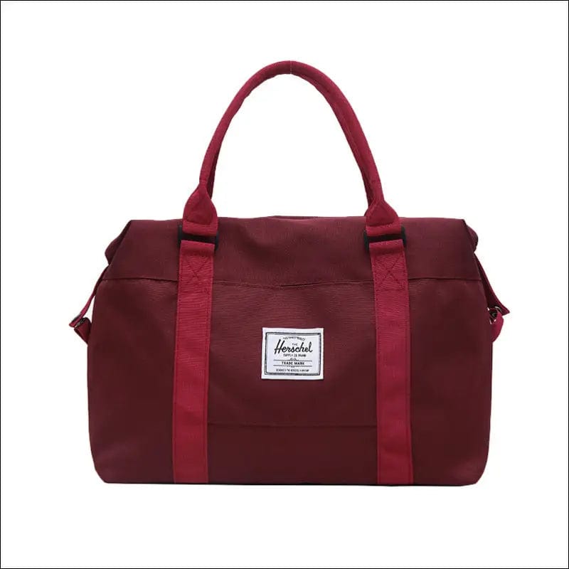 Travel bag female folding storage fitness Oxford cloth row