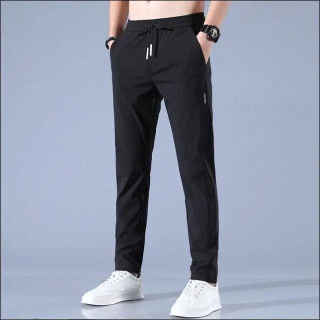 Trooper Men’s Fast Dry Stretch Pants - Black / XL -