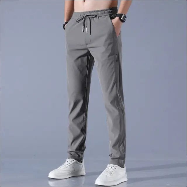 Trooper Men’s Fast Dry Stretch Pants - Dark Grey / L -