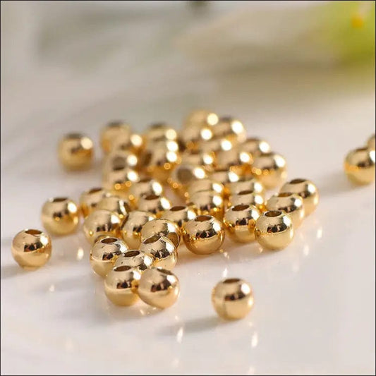 United States 14K color bag Jinzhu ball beads bracelet DIY