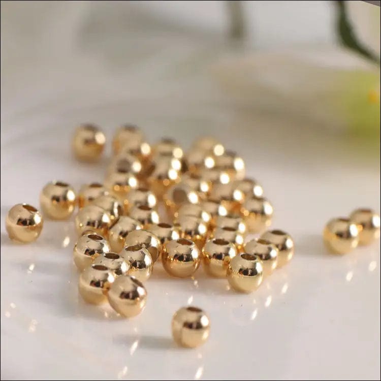 United States 14K color bag Jinzhu ball beads bracelet DIY