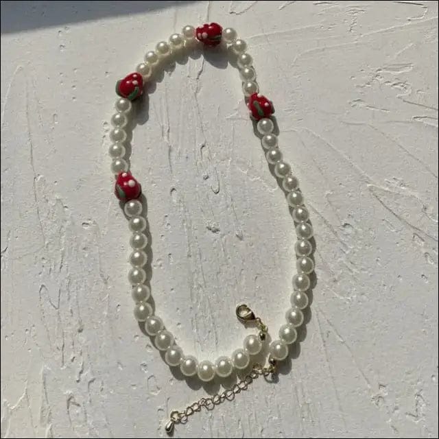 Vintage Beach Pearl Beaded Necklaces - 23 - 87753518-23