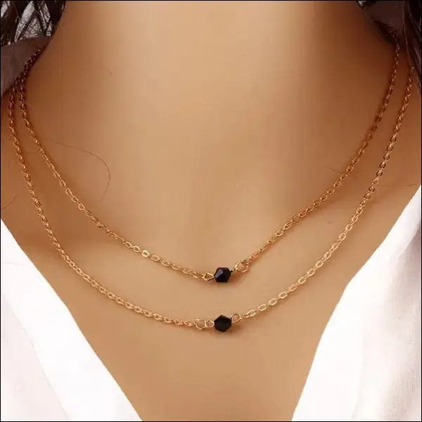 Vintage Multilayer Pendant Butterfly Necklace for Women