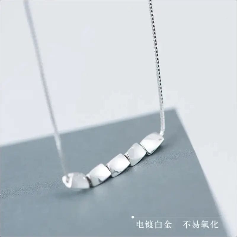 Wan Ying jewelry transfer five peas necklace 925 sterling