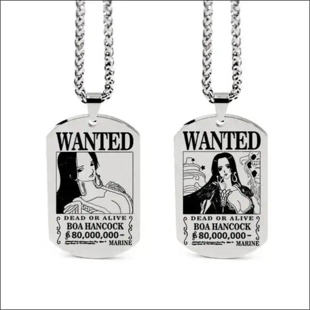 Wanted Necklace - Boa Hancock / Silver -