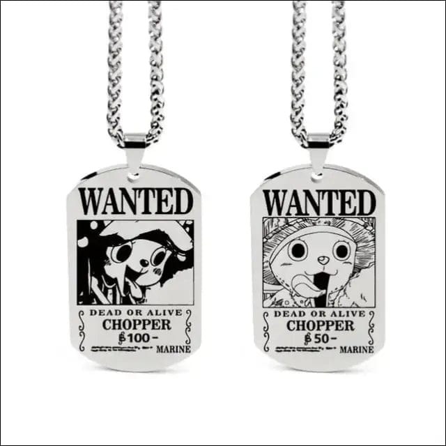 Wanted Necklace - Tony Chopper / Silver -