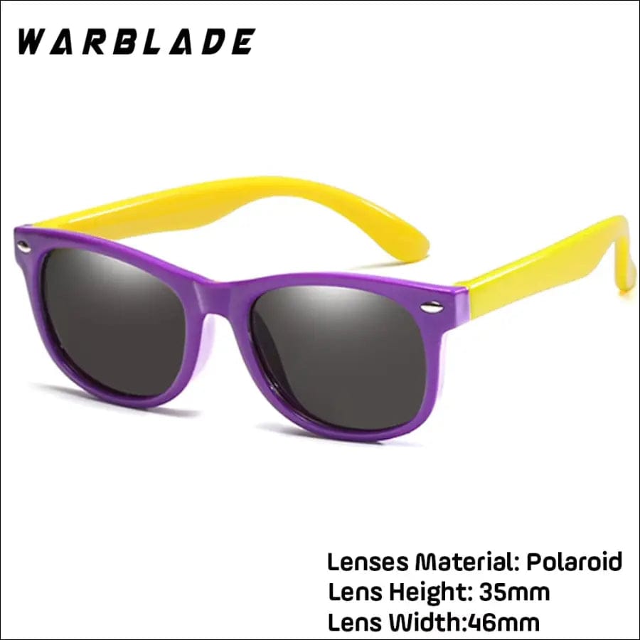 WarBlade New Kids Polarized Sunglasses TR90 Boys Girls Sun