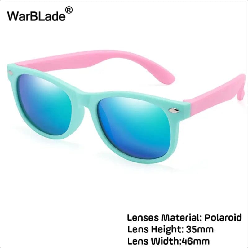 WarBlade New Kids Polarized Sunglasses TR90 Boys Girls Sun