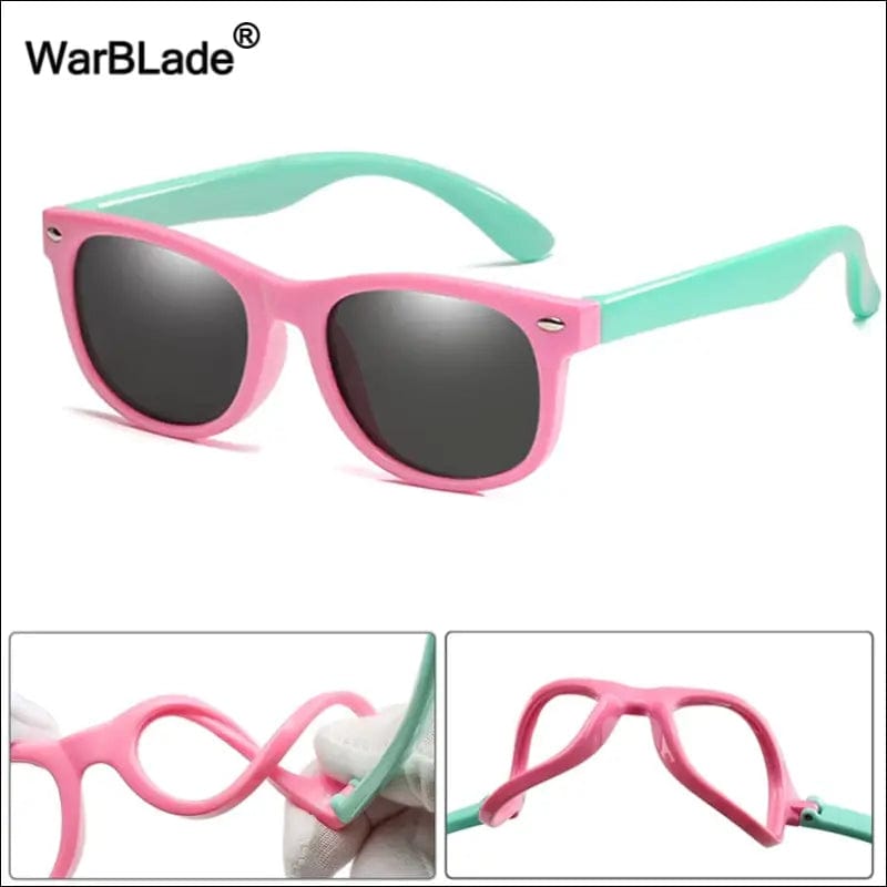 WarBlade New Kids Polarized Sunglasses TR90 Boys Girls Sun