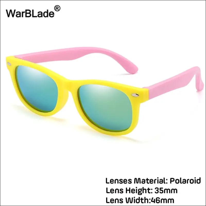 WarBlade New Kids Polarized Sunglasses TR90 Boys Girls Sun