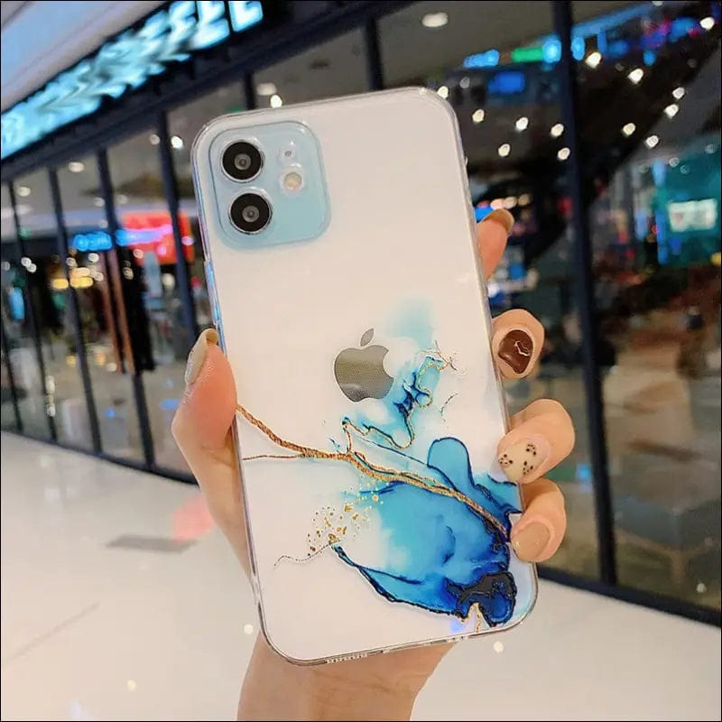 Watercolor Painting Phone Case For iPhone 12 Pro 11 Max X XR