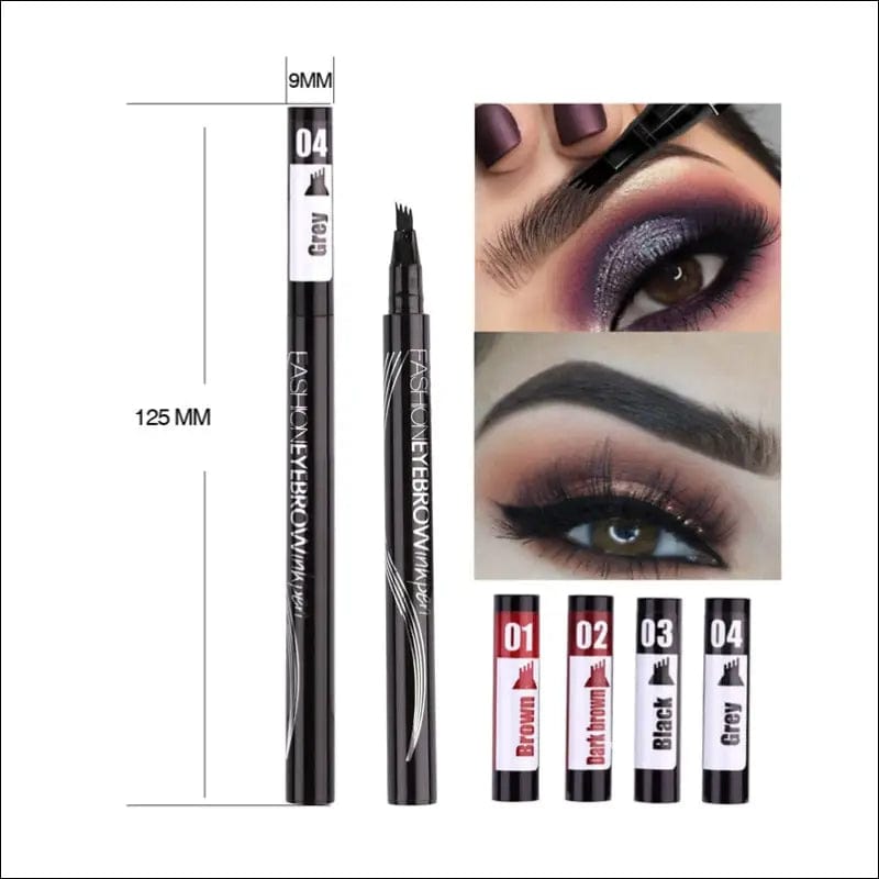 Waterproof Natural Eyebrow Pen Four-claw Eye Brow Tint