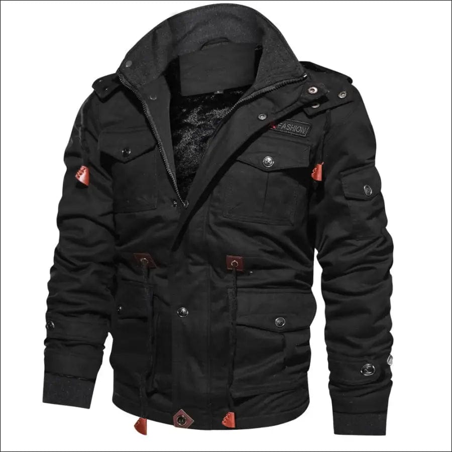 Winter Military Jacket Men Casual Thick Thermal Coat Army