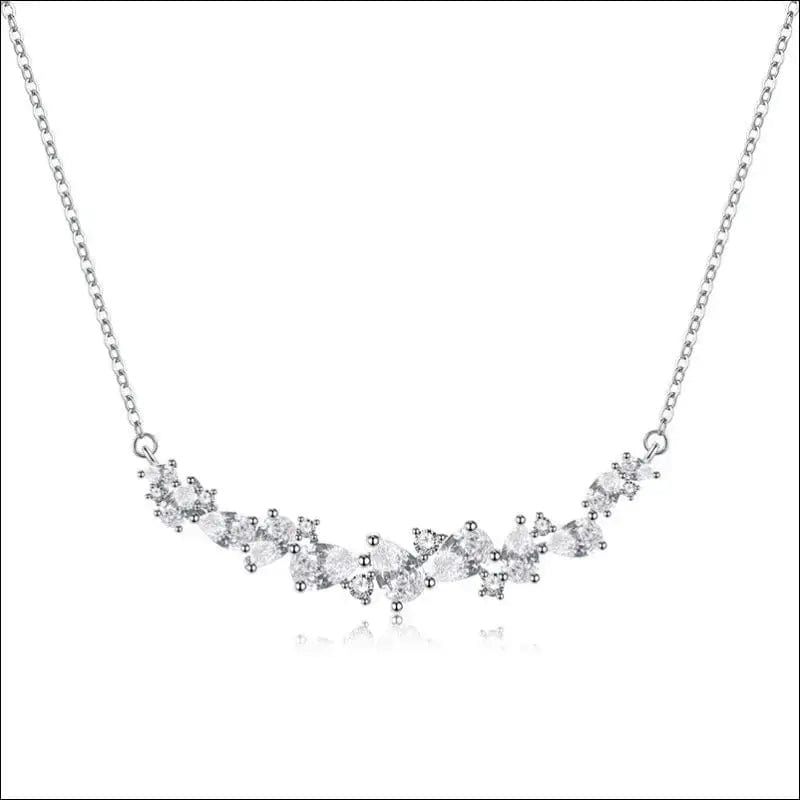 Wisteria flower smile necklace Mori high-end niche design