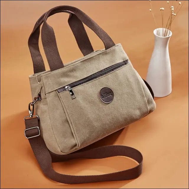 Womens Bags Casual Totes Solid Color Canvas Shoulder