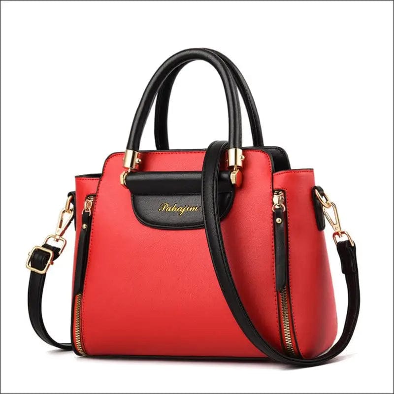 Women’s Handbag With One Shoulder - Red - 73614950-red