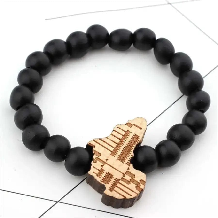 Wooden Africa Bracelet - Black / China -
