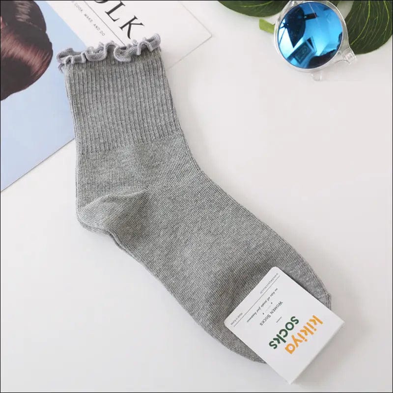 Wooden Early Heap Socks Ms. East Gate South Korea Kikiya