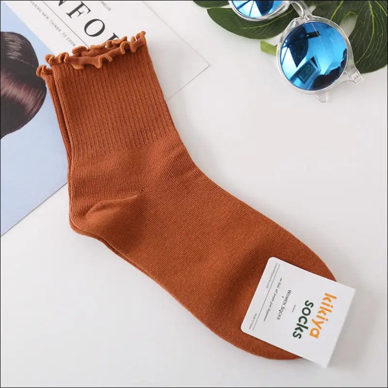 Wooden Early Heap Socks Ms. East Gate South Korea Kikiya