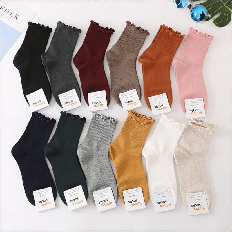 Wooden Early Heap Socks Ms. East Gate South Korea Kikiya