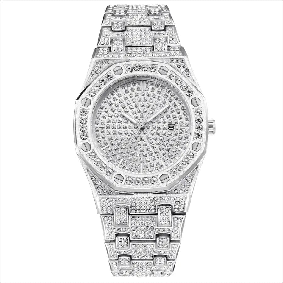Xinew brand inlaid watch men’s Wish fashion calendar quartz