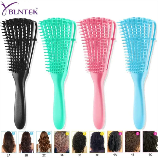 YBLNTEK Detangling Hair Brush Scalp Massage Comb for Curly