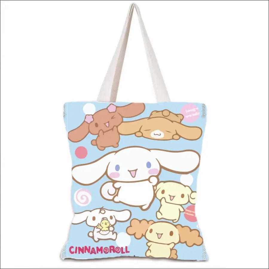 Yutui dog canvas bag Cinnamoroll big ear small white student