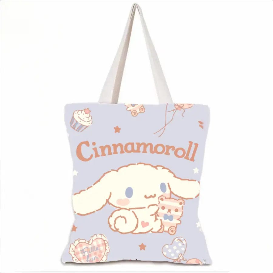 Yutui dog canvas bag Cinnamoroll big ear small white student