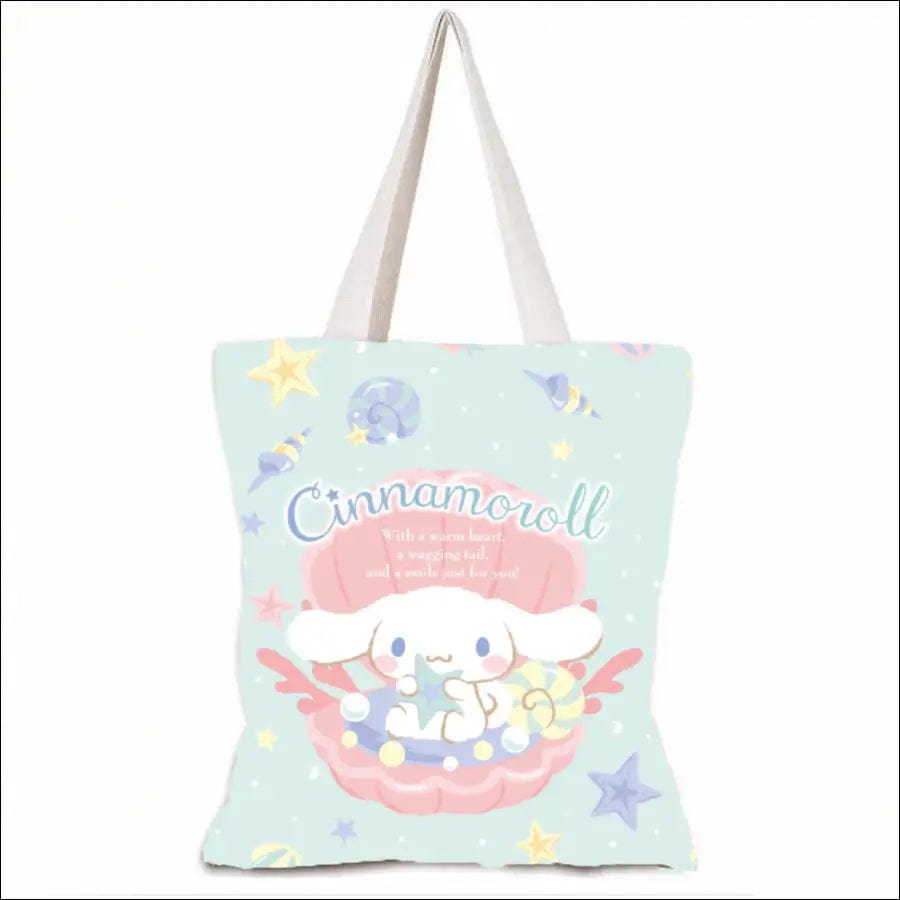 Yutui dog canvas bag Cinnamoroll big ear small white student