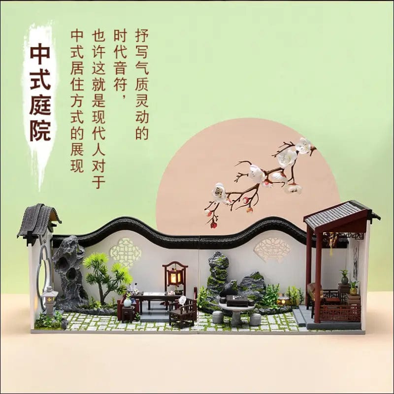 Zhaoyk House DIY hut China Architectural assembly model toy